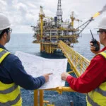Supervisión offshore 3VTA en plataforma petrolera, control técnico y seguridad industrial en proyectos energéticos